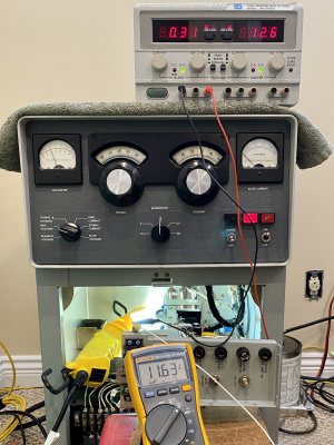 Good! Injecting 12V onto CR206 anode allows K101 Antenna Change Over Relay to be controlled by the rear panel. Maximum current-draw is 0.31A with K101 and K205 engaged.