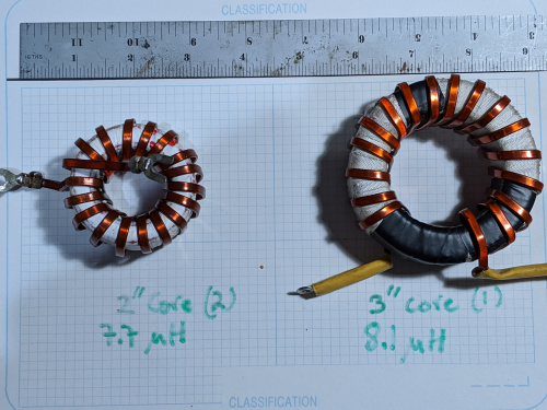 Fig.5a two toroid sizes